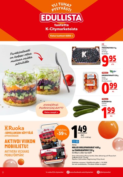 K-Citymarket tarjouslehti viikolta 23 sivu 2