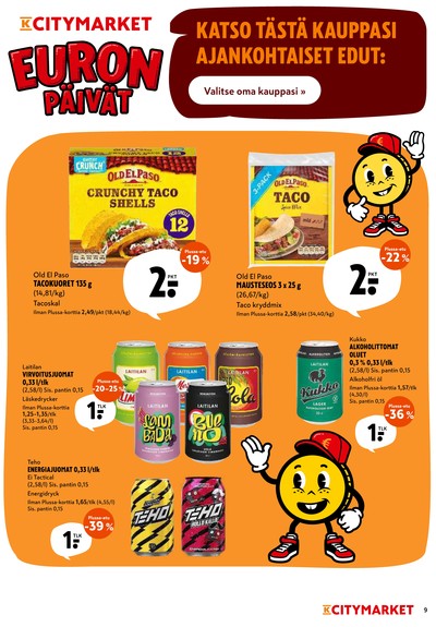 K-Citymarket tarjouslehti viikolta 24 sivu 9