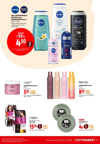 K-Citymarket tarjouslehti viikolta 24 sivu 13