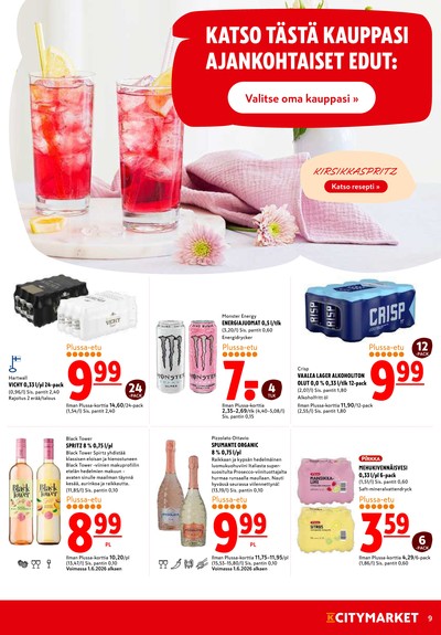 K-Citymarket tarjouslehti viikolta 24 sivu 9