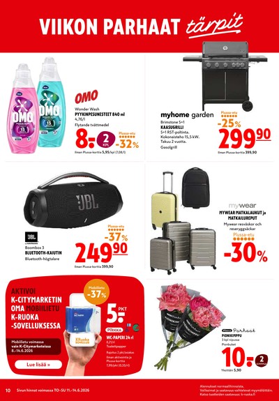 K-Citymarket tarjouslehti viikolta 24 sivu 10