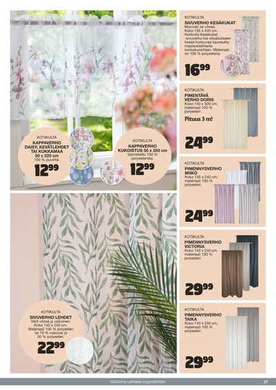 Tokmanni tarjouslehti viikolta 25 sivu 27