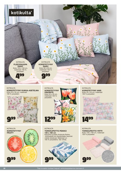 Tokmanni tarjouslehti viikolta 25 sivu 28