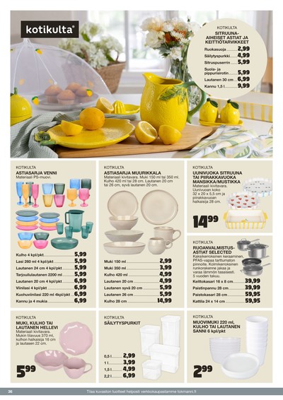 Tokmanni tarjouslehti viikolta 25 sivu 36