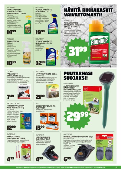 Tokmanni tarjouslehti viikolta 25 sivu 57