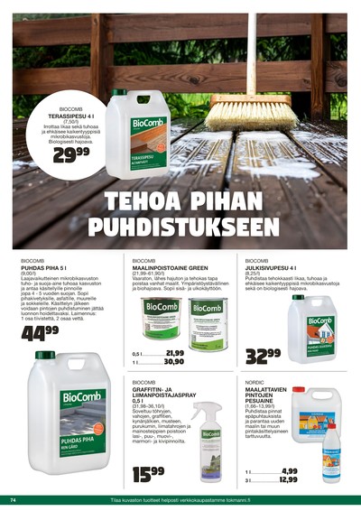 Tokmanni tarjouslehti viikolta 25 sivu 74