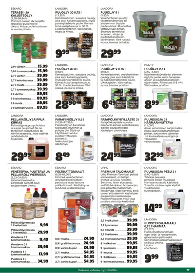 Tokmanni tarjouslehti viikolta 25 sivu 77