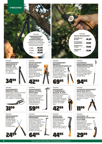 Tokmanni tarjouslehti viikolta 25 sivu 78