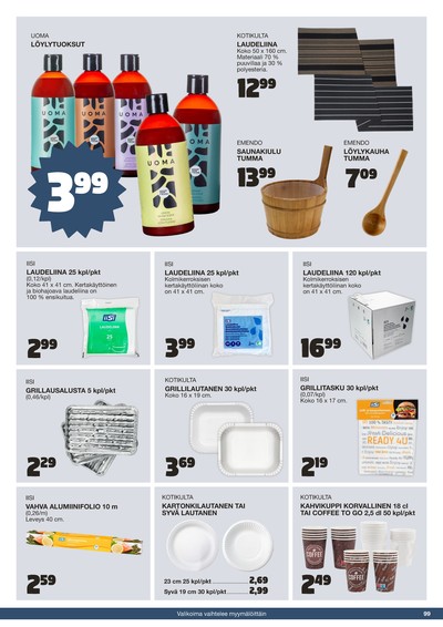Tokmanni tarjouslehti viikolta 25 sivu 99