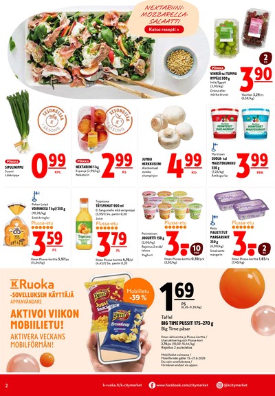 K-Citymarket tarjouslehti viikolta 25 sivu 2
