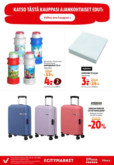 K-Citymarket tarjouslehti viikolta 25 sivu 20