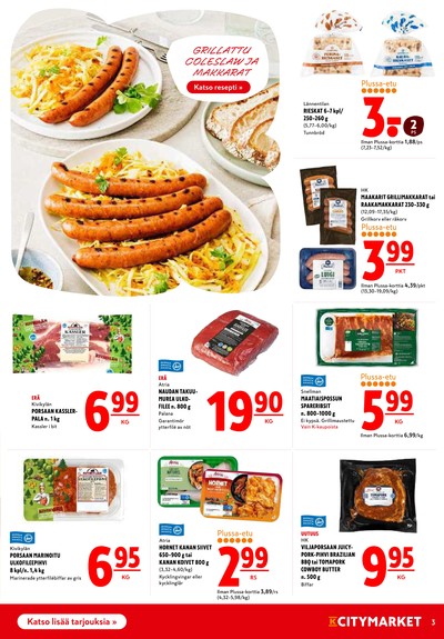 K-Citymarket tarjouslehti viikolta 25 sivu 3