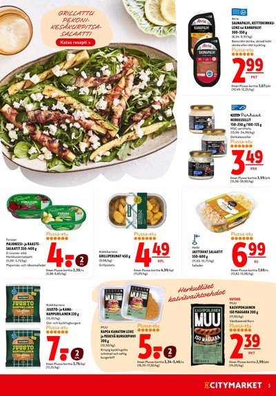 K-Citymarket tarjouslehti viikolta 25 sivu 5