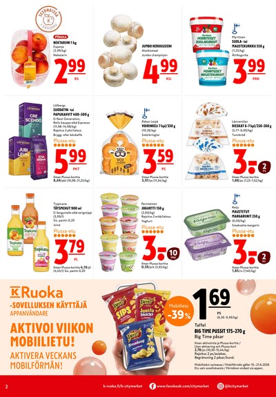 K-Citymarket tarjouslehti viikolta 25 sivu 2