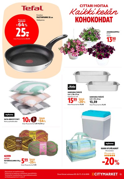 K-Citymarket tarjouslehti viikolta 25 sivu 15