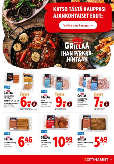 K-Citymarket tarjouslehti viikolta 25 sivu 9