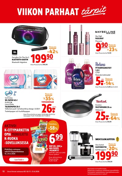 K-Citymarket tarjouslehti viikolta 25 sivu 10