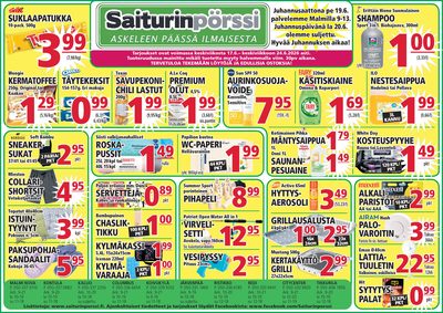 Saiturin Pörssi tarjouslehti viikolta 25 sivu 1