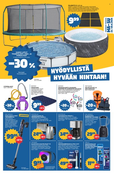 Tokmanni tarjouslehti viikolta 26 sivu 9