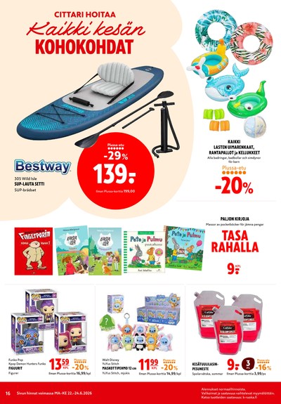 K-Citymarket tarjouslehti viikolta 26 sivu 16
