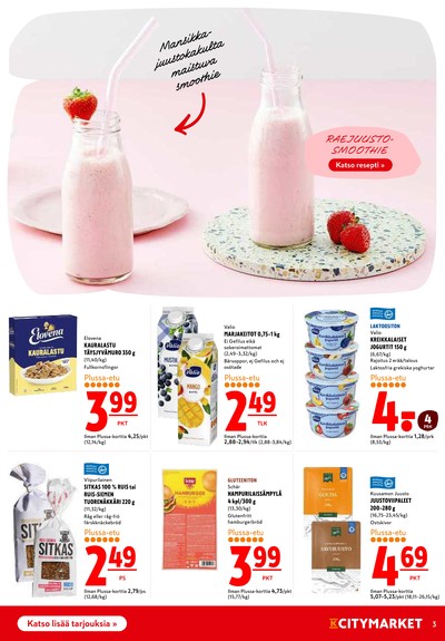 K-Citymarket tarjouslehti viikolta 26 sivu 3