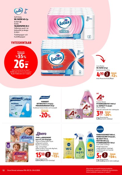 K-Citymarket tarjouslehti viikolta 26 sivu 10
