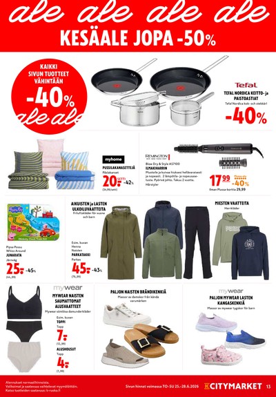 K-Citymarket tarjouslehti viikolta 26 sivu 13