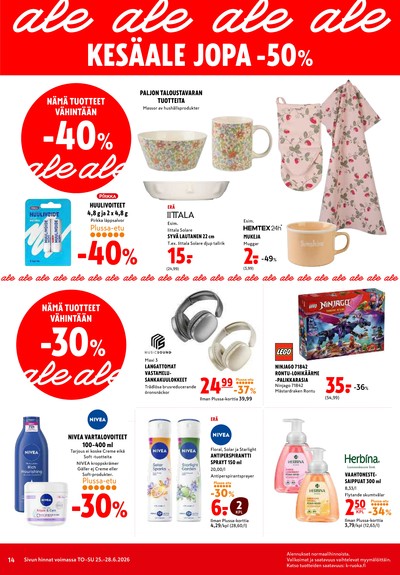 K-Citymarket tarjouslehti viikolta 26 sivu 14