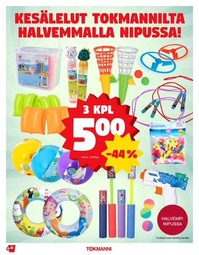 Tokmanni tarjouslehti viikolta 27 sivu 14