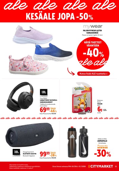 K-Citymarket tarjouslehti viikolta 27 sivu 11