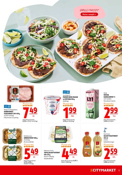K-Citymarket tarjouslehti viikolta 27 sivu 5
