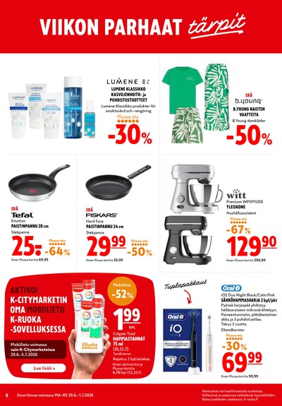 K-Citymarket tarjouslehti viikolta 27 sivu 8