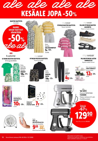 K-Citymarket tarjouslehti viikolta 27 sivu 10