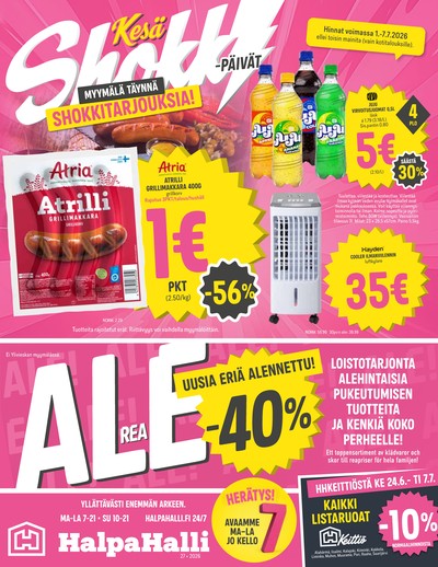 Halpa Halli tarjouslehti viikolta 27 sivu 1