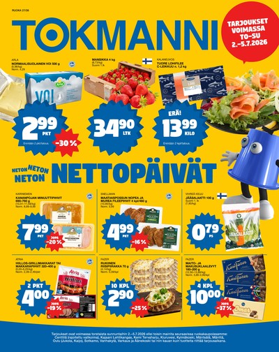 Tokmanni tarjouslehti viikolta 27 sivu 1