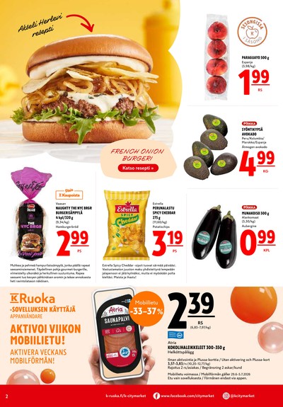 K-Citymarket tarjouslehti viikolta 27 sivu 2