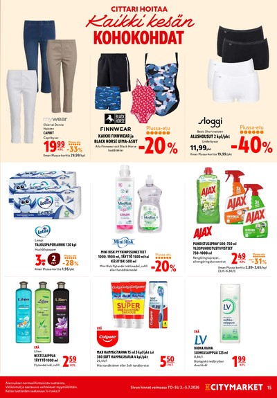 K-Citymarket tarjouslehti viikolta 27 sivu 15