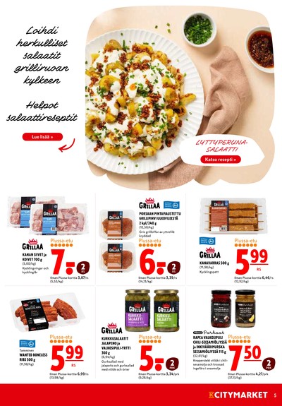 K-Citymarket tarjouslehti viikolta 28 sivu 5