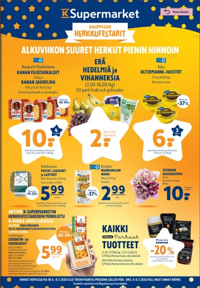 K-Supermarket tarjouslehti viikolta 28 sivu 1