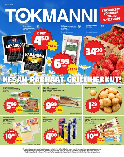 Tokmanni tarjouslehti viikolta 28 sivu 1