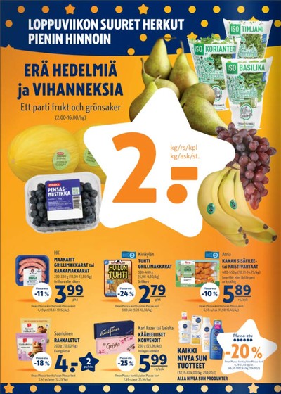 K-Supermarket tarjouslehti viikolta 28 sivu 2