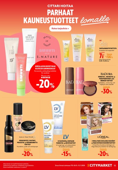 K-Citymarket tarjouslehti viikolta 28 sivu 13