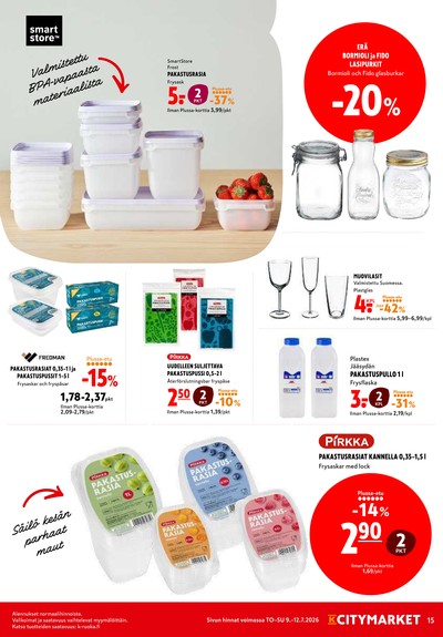K-Citymarket tarjouslehti viikolta 28 sivu 15