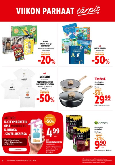 K-Citymarket tarjouslehti viikolta 28 sivu 8