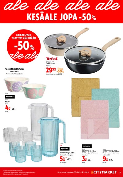 K-Citymarket tarjouslehti viikolta 28 sivu 9