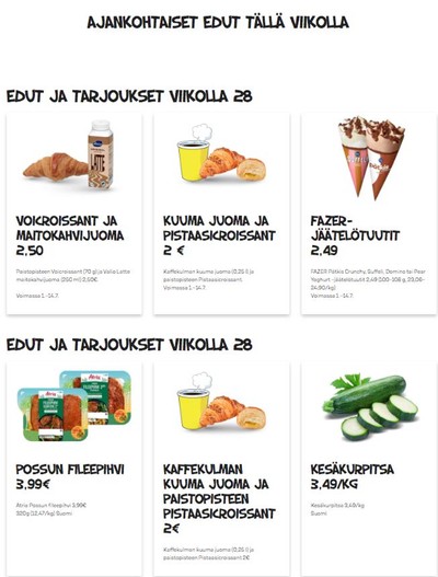 Alepa tarjouslehti. Voimassa: 08/07/26 - 14/07/26