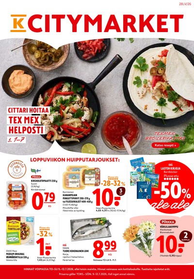 K-Citymarket tarjouslehti viikolta 28 sivu 1