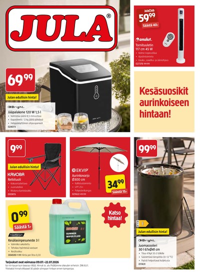 Jula tarjouslehti viikolta 29 sivu 1
