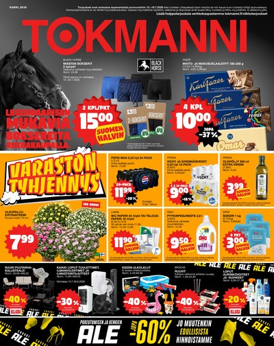 Tokmanni tarjouslehti viikolta 29 sivu 1