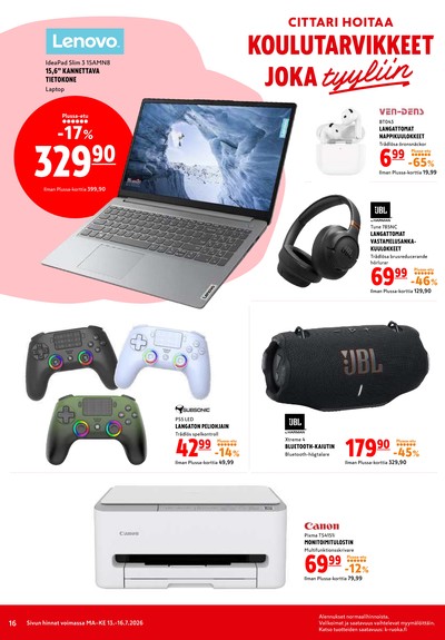K-Citymarket tarjouslehti viikolta 29 sivu 16